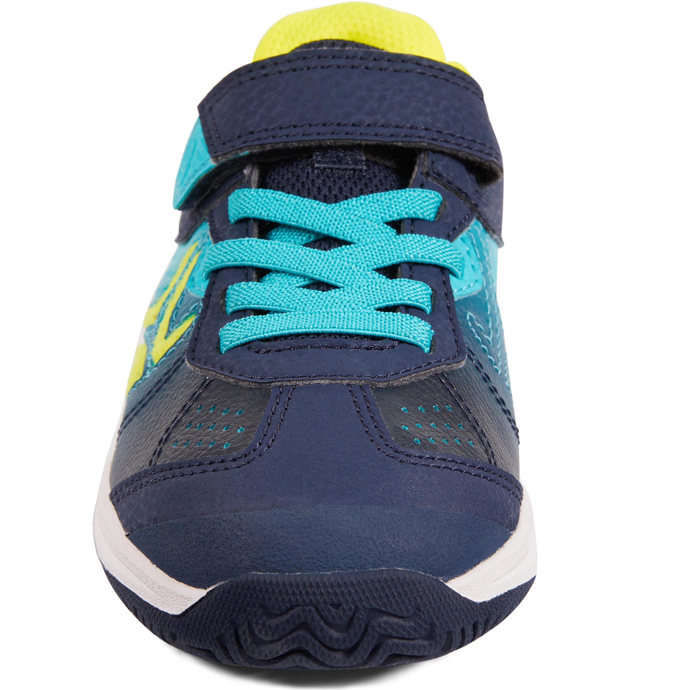 TS160 Kids' Tennis Shoes - Blue/Green 5/9