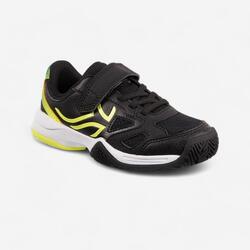 TS560 KD Kids' Tennis Shoes - Black/Yellow