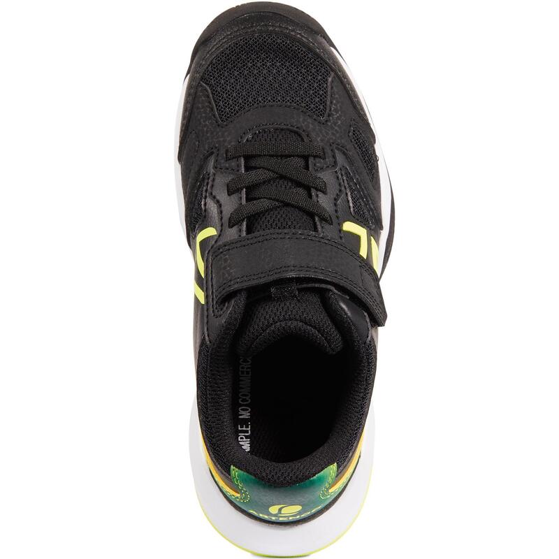 Scarpe tennis bambino TS560 nero-giallo