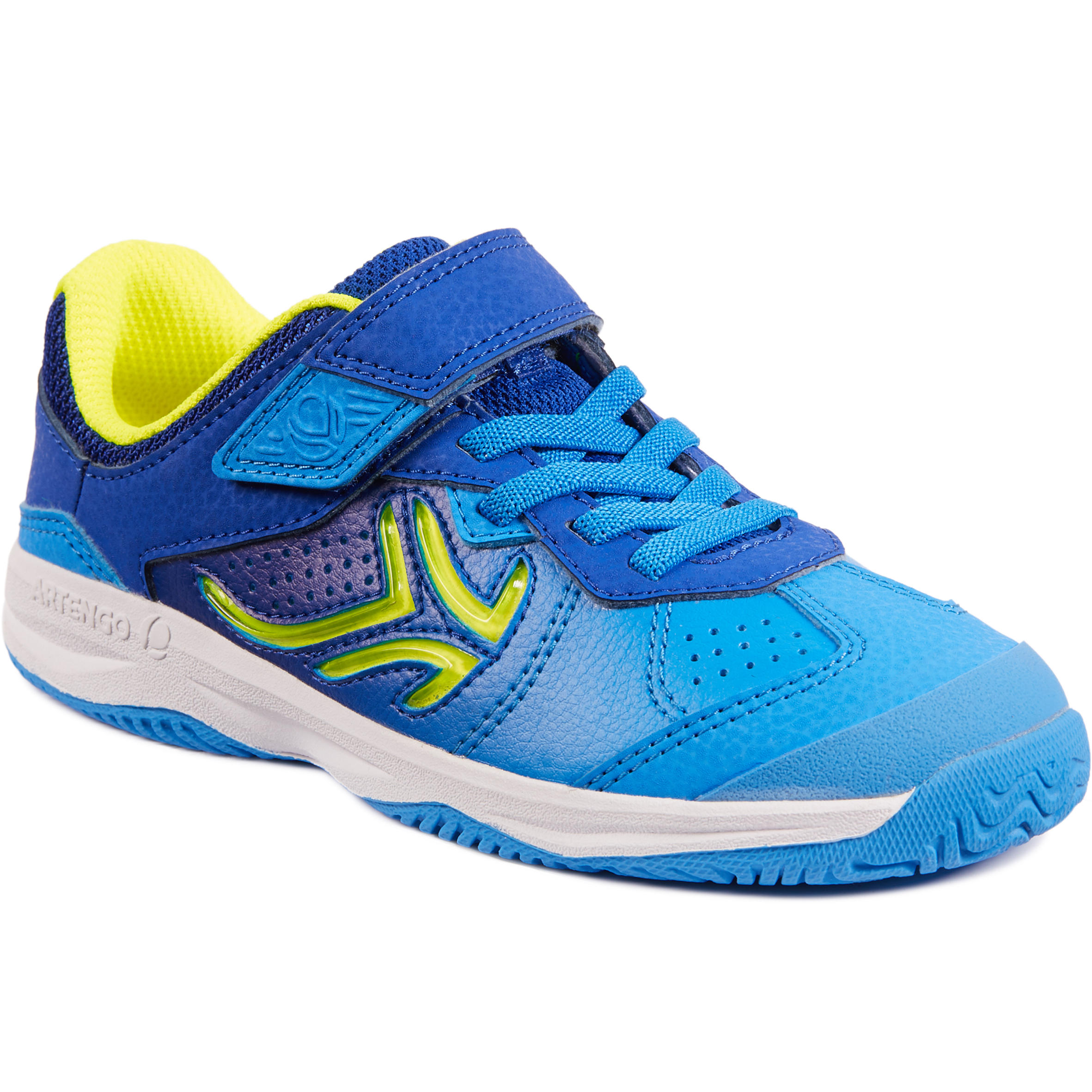 CHAUSSURES ENFANT TENNIS ARTENGO TS160 BLUE YELLOW Decathlon