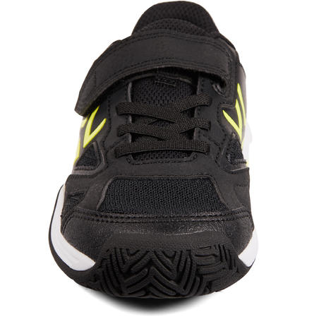 Кросівки дитячі TS560 для тенісу чорні/жовті
