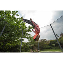Essential 420 Trampoline And Protective Netting Green Domyos