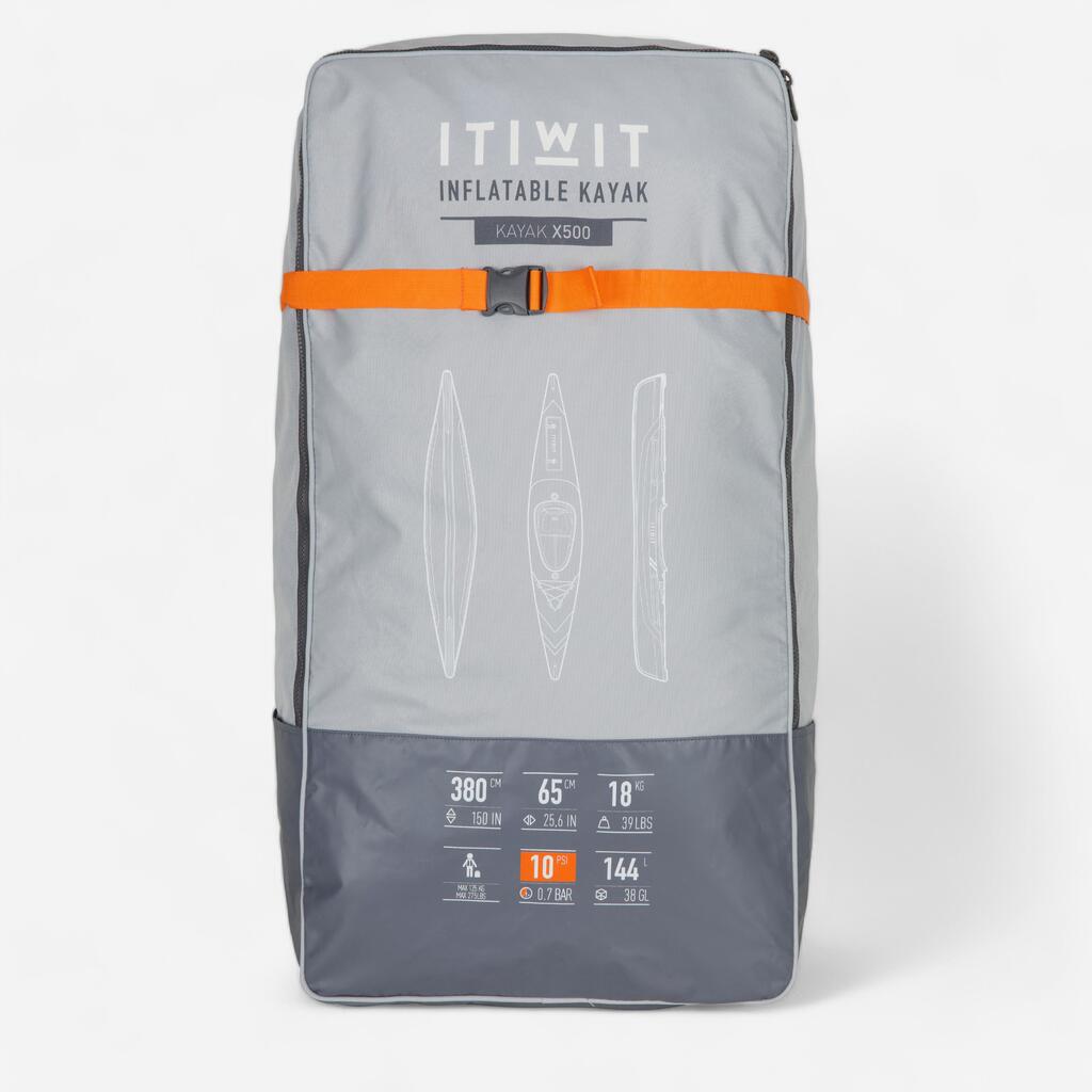 Kajak na naduvavanje X500 Strenfit dropstitch s jednim mestom