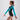 Quần áo nịt dài tay cho bé gái tập thể dục nghệ thuật - Đen/ Xanh Dương Sequin
