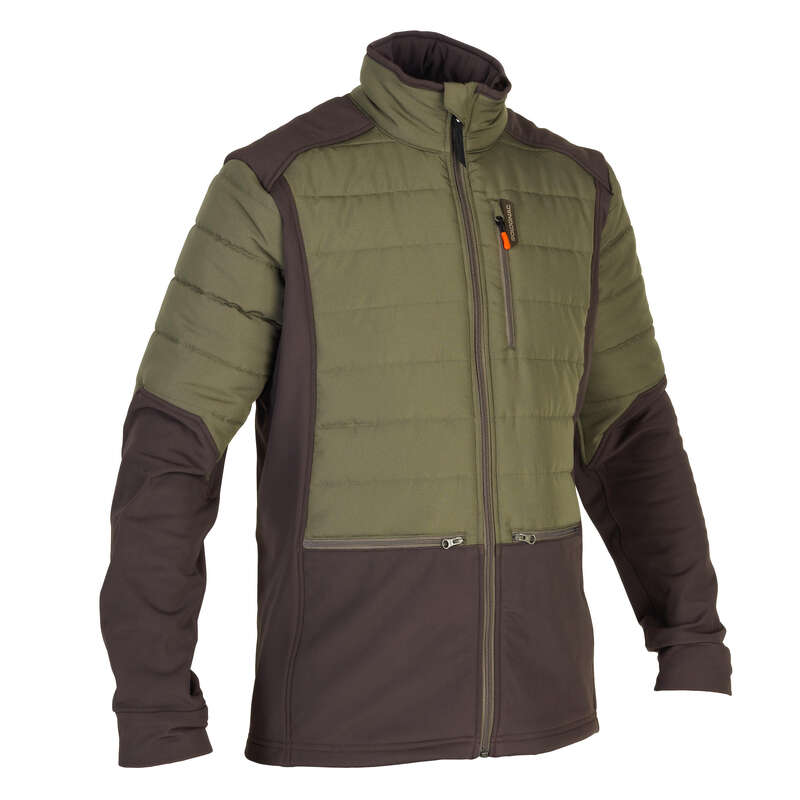 FLEECES/PADDED JACKETS Shooting and Hunting - SG500 HYBRID JACKET GREEN SOLOGNAC - Hunting and Shooting Clothing