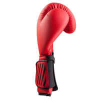 Beginner Boxing Gloves 100 - Red