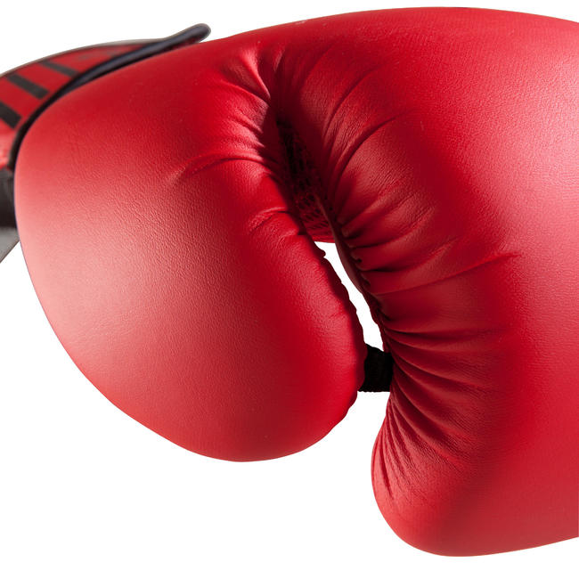 Kids' Boxing Bag + Gloves Set Red