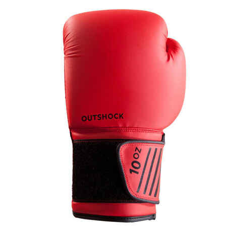 Beginner Boxing Gloves 100 - Red