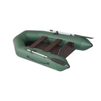 Лодка для рыбалки надувная зеленая М 260 ЖС Locman