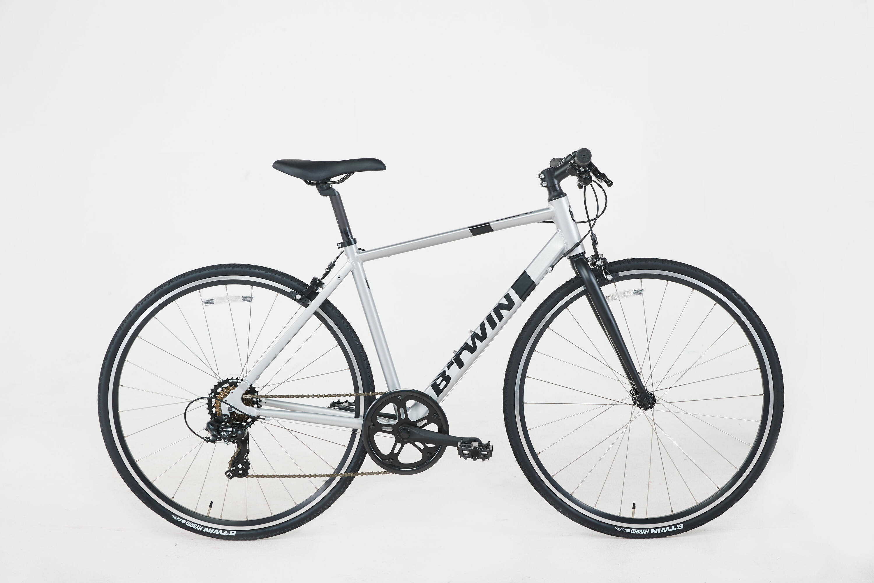Road cycle Triban 100 Flat bar. -  2