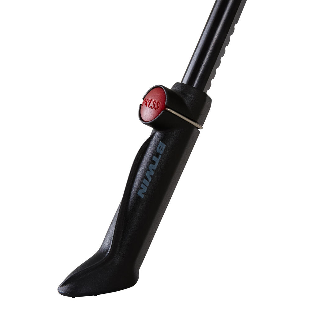 Pata soporte bicicleta 500 tubo bajo Btwin - negro