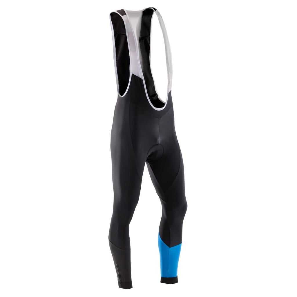 Men's Mountain Bike Touring Tights ST 500 - Black/Yellow