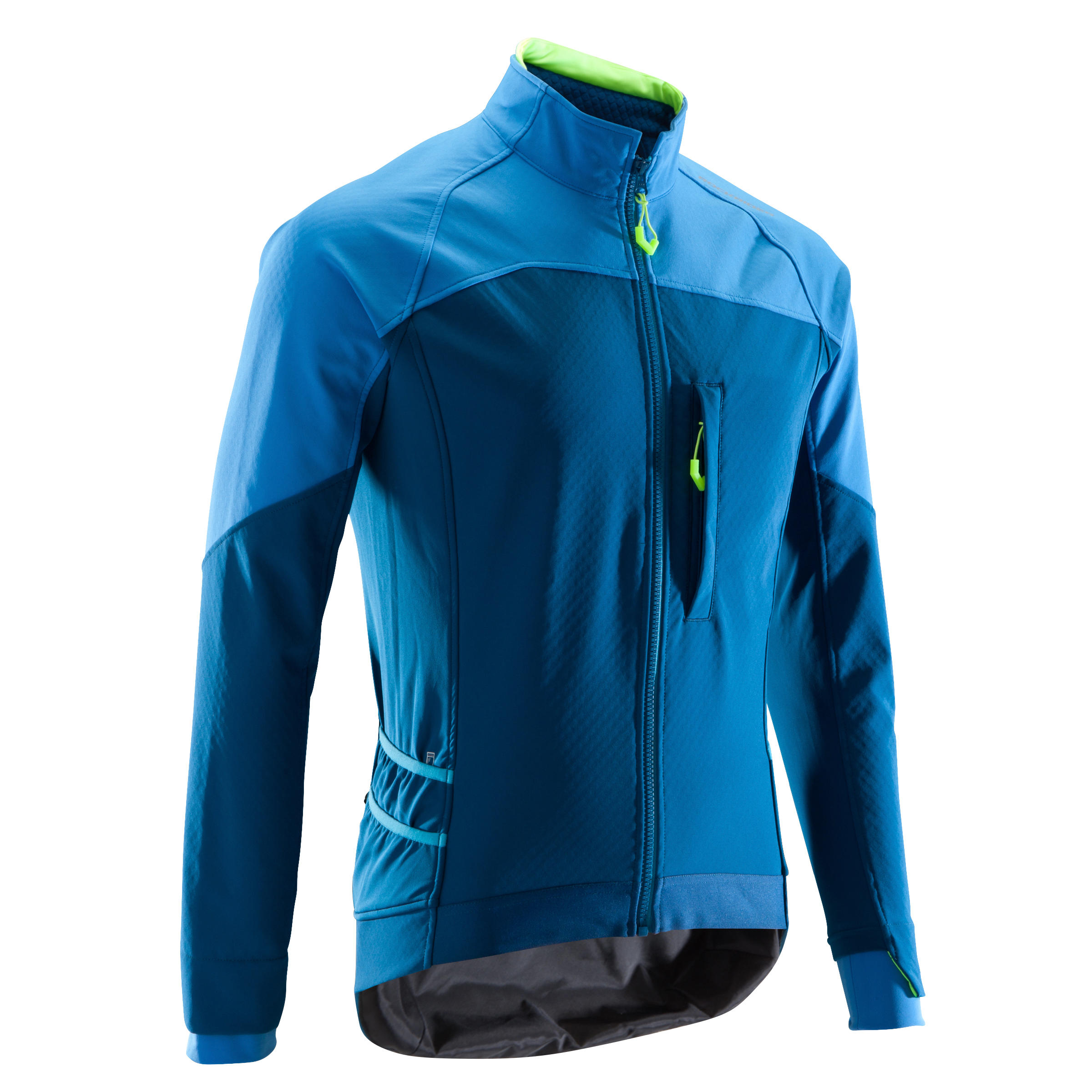 ROCKRIDER ST 500 Mountain Bike Touring Jacket - Blue