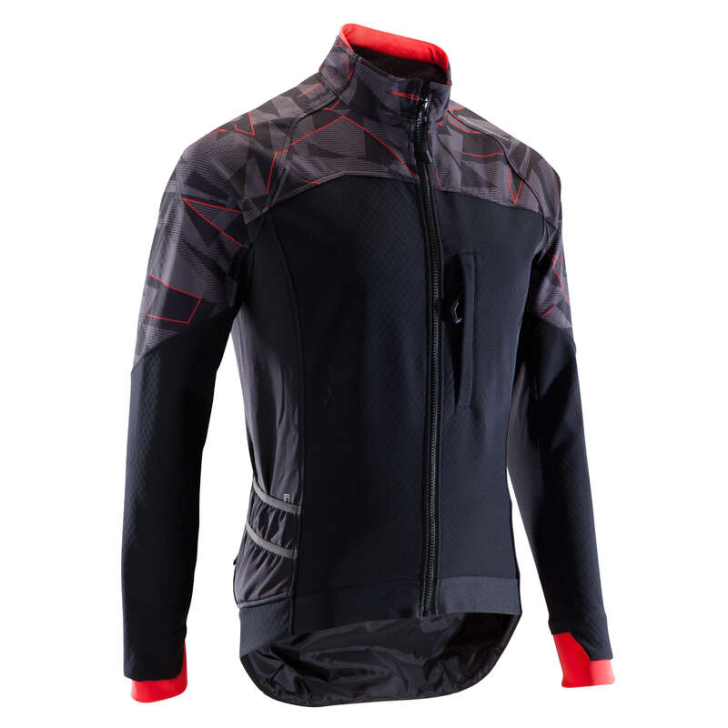 bielizna zimowa męska Odzież rowerowa - Kurtka ST 500 ROCKRIDER - Odzież rowerowa