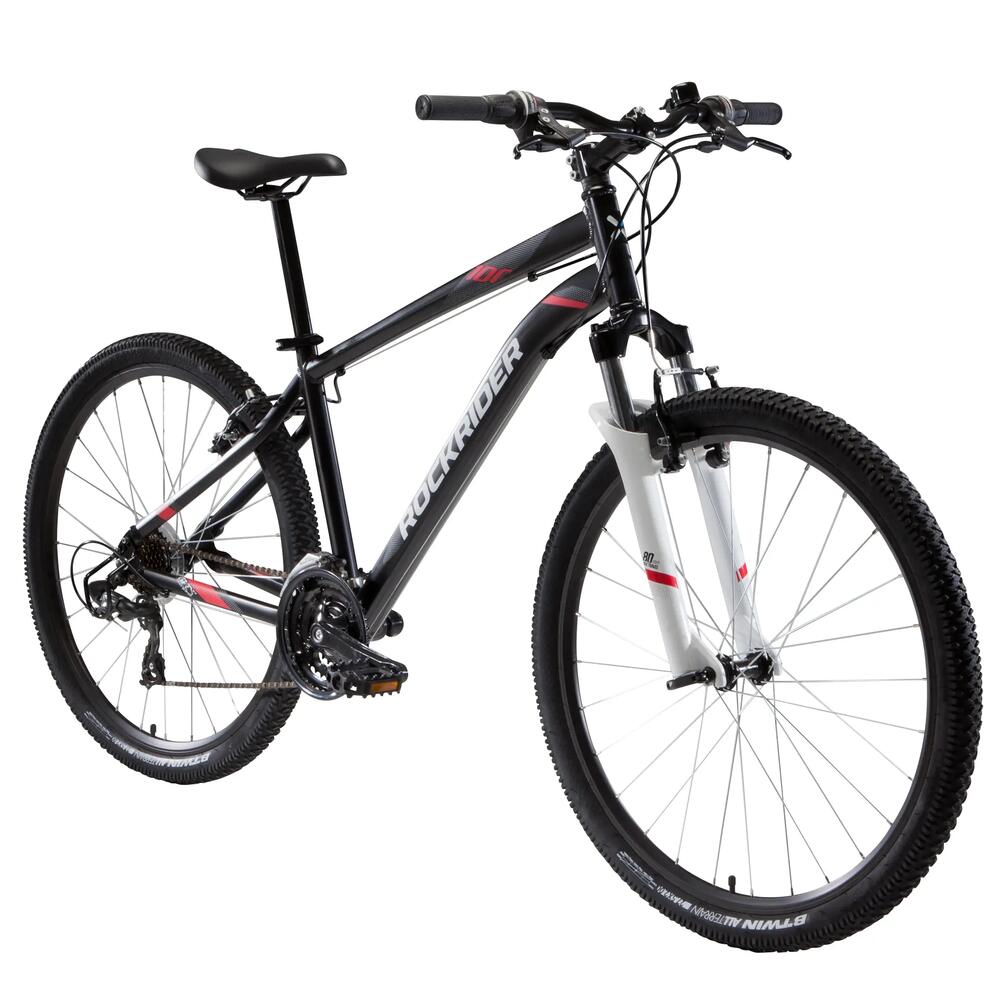 MOUNTAIN BIKE ROCKRIDER ST 100 Black