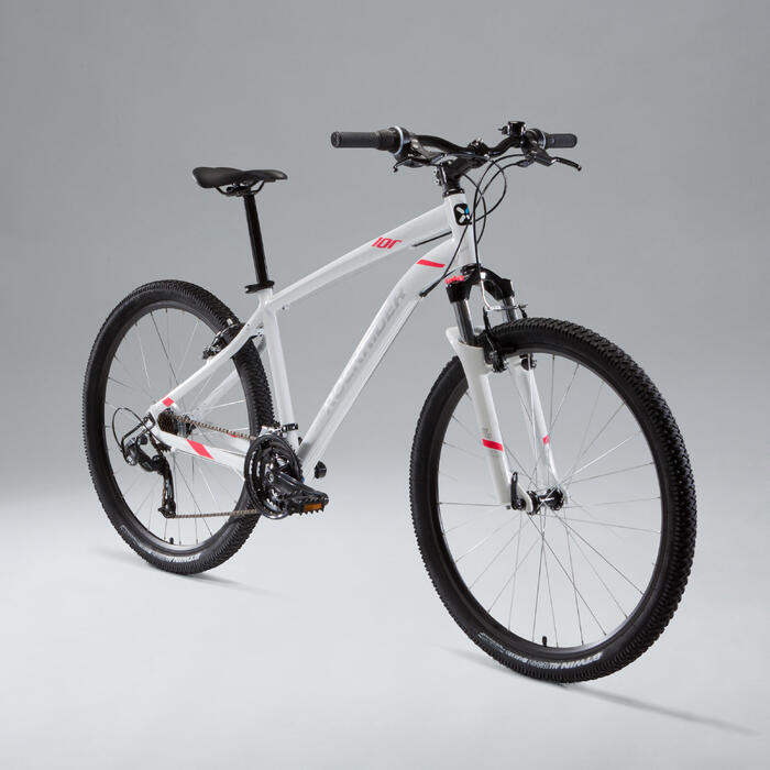 Rockrider Velo Vtt St 100 Femme Blanc Rose 27 5 Decathlon