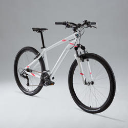 VÉLO VTT ST 100 FEMME BLANC ROSE AF 27,5"