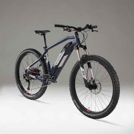 Дамски електрически планински велосипед e-ST 500 27,5", син