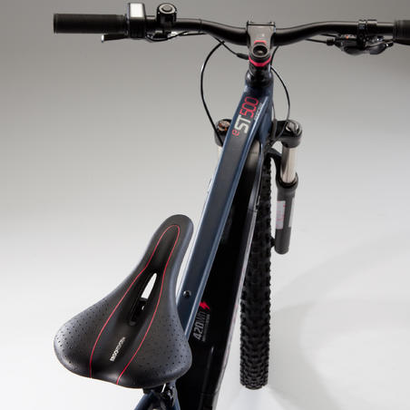 Жіночий електричний гірський велосипед E-ST500 - Синій/Хром