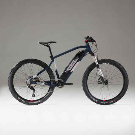 Дамски електрически планински велосипед e-ST 500 27,5", син