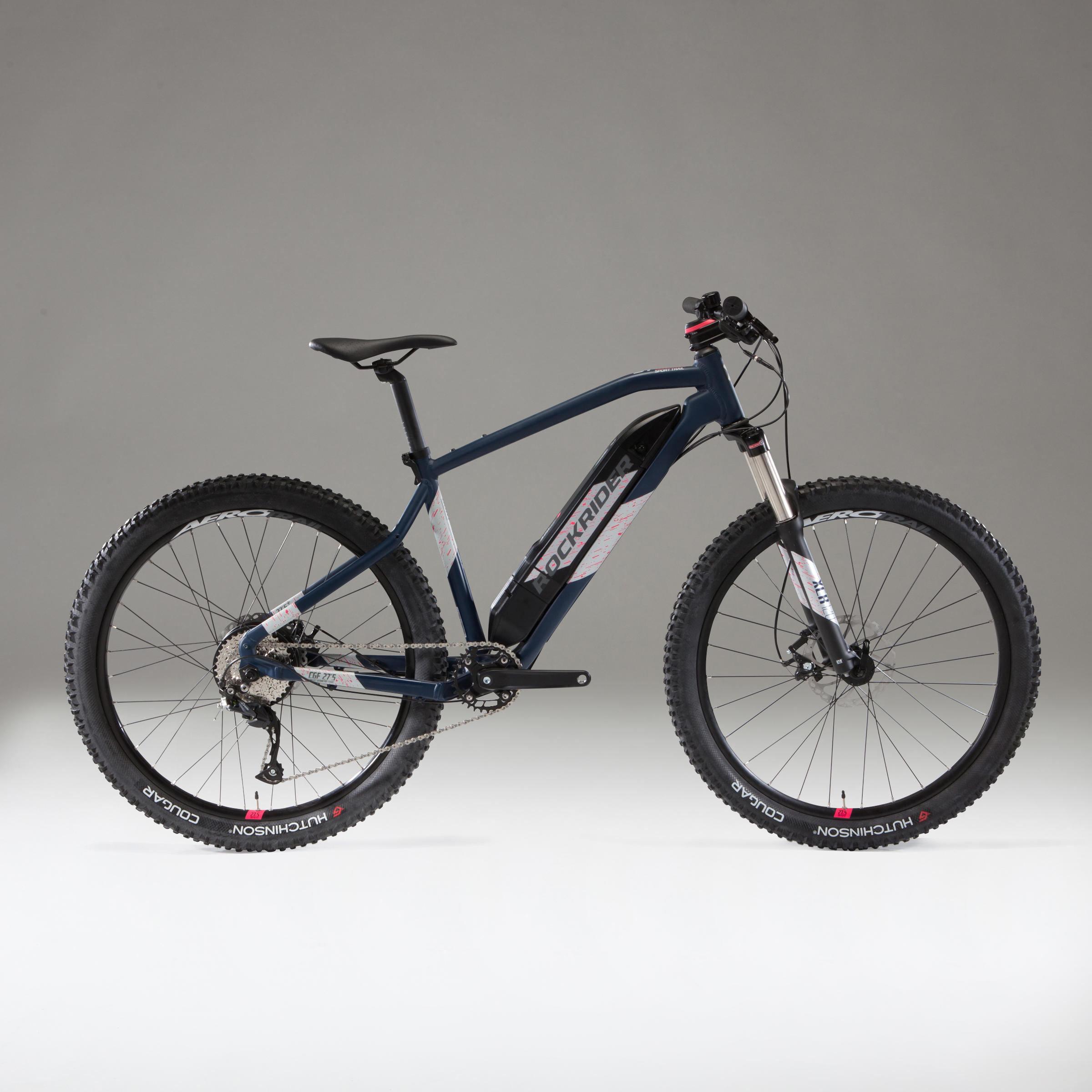 Mtb elettrica a pedalata assistita donna E-ST 500 azzurra 27,5\
