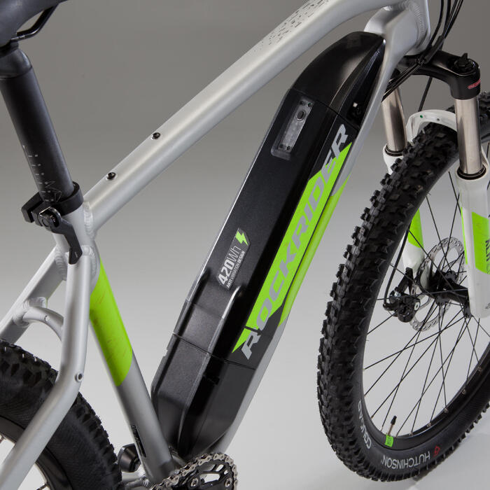 Mtb Elettrica A Pedalata Assistita E St 500 V2 Nero Azzurro 27 5 Rockrider Decathlon