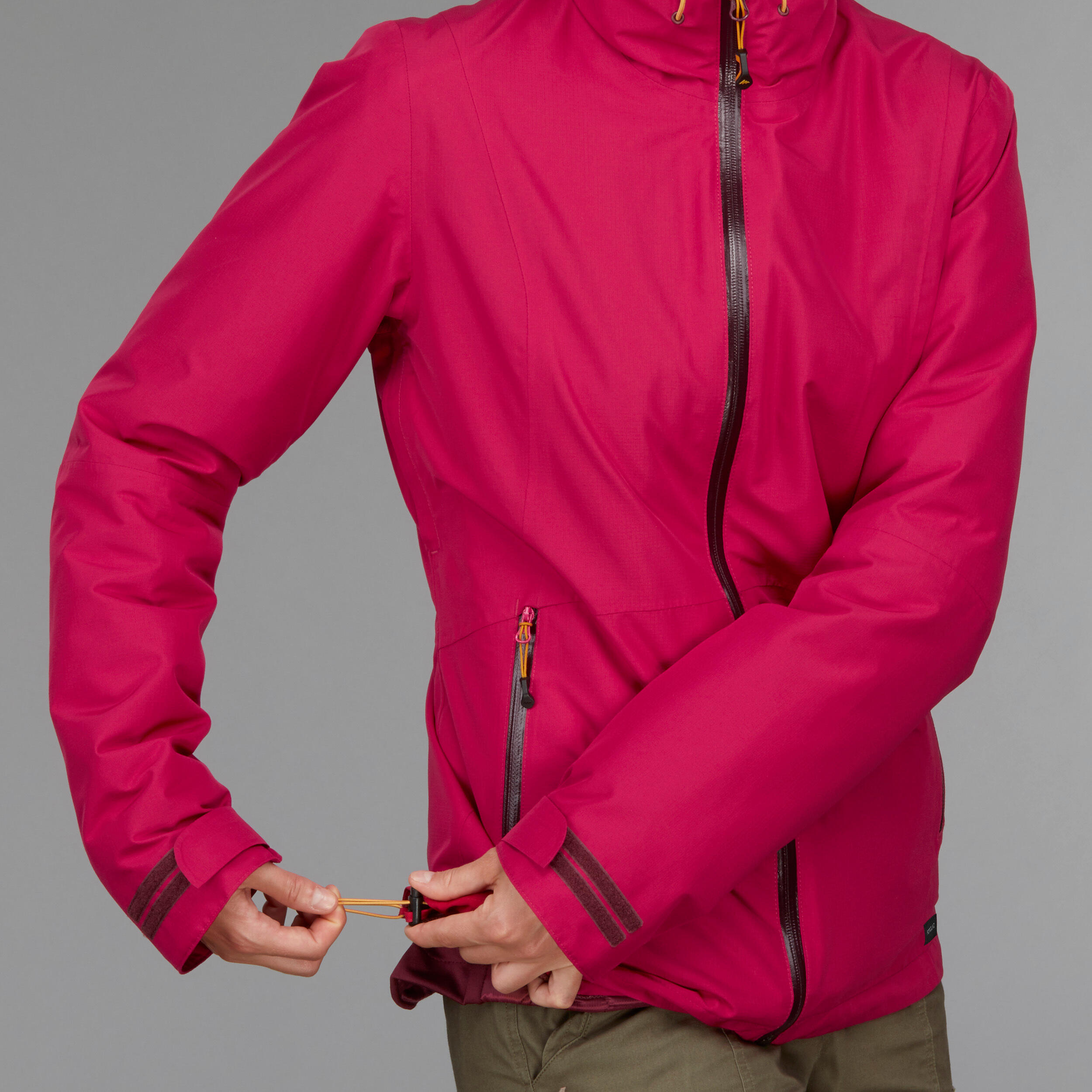 Chaqueta 3en1 de montaña y trekking impermerable Mujer Quechua MH500 3/16