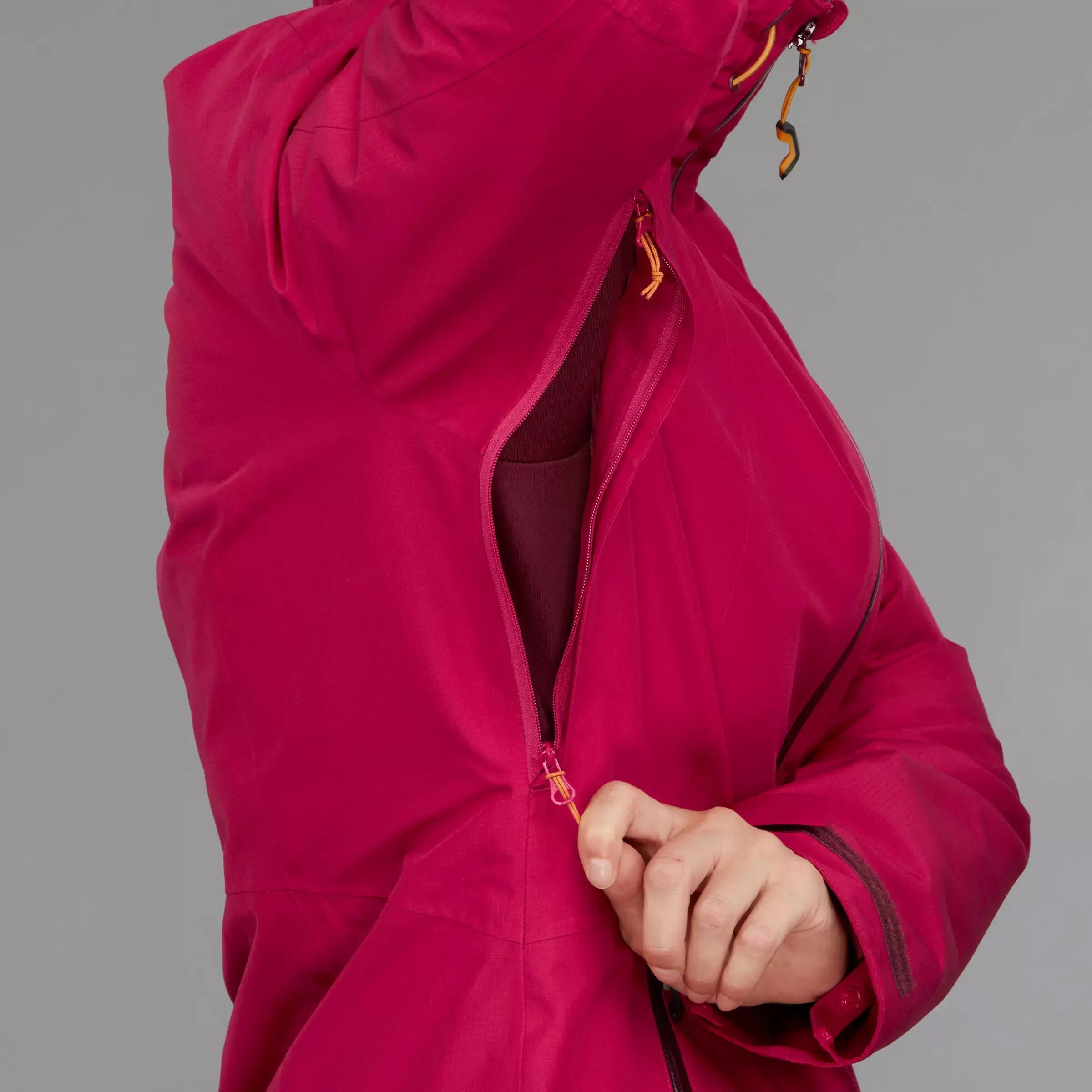 Chamarra de senderismo 3 en 1 impermeable hasta -10 °C para mujer SH500 24/33