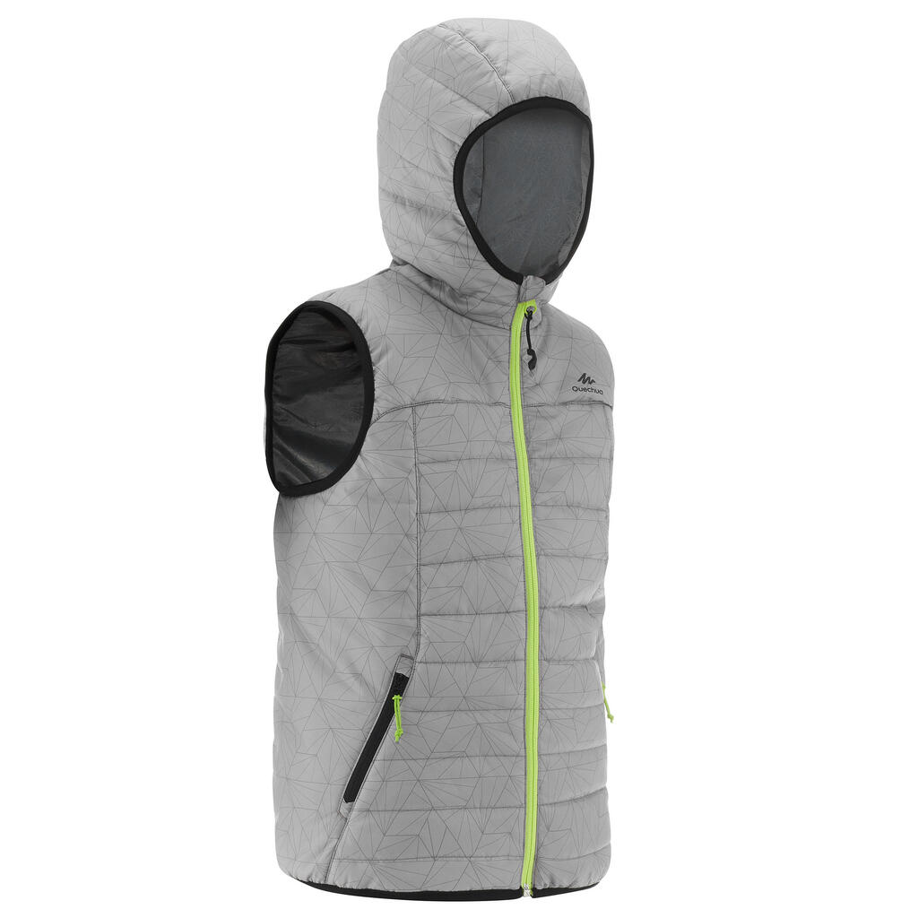 Γιλέκο πεζοπορίας για παιδιά 7-15 ετών MH500 - Γκρίζο