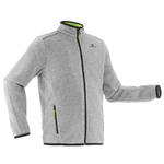 Kids' MH150 grey hiking fleece jacket