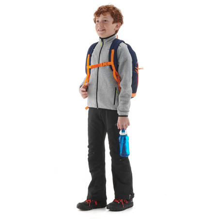 Kids' Hiking Fleece Jacket MH150 7-15 Years - Grey