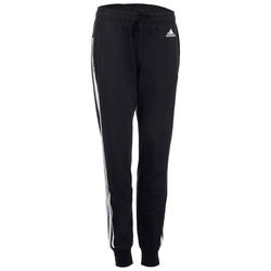Pantalon Adidas 500 3 bandes Gym Stretching femme noir