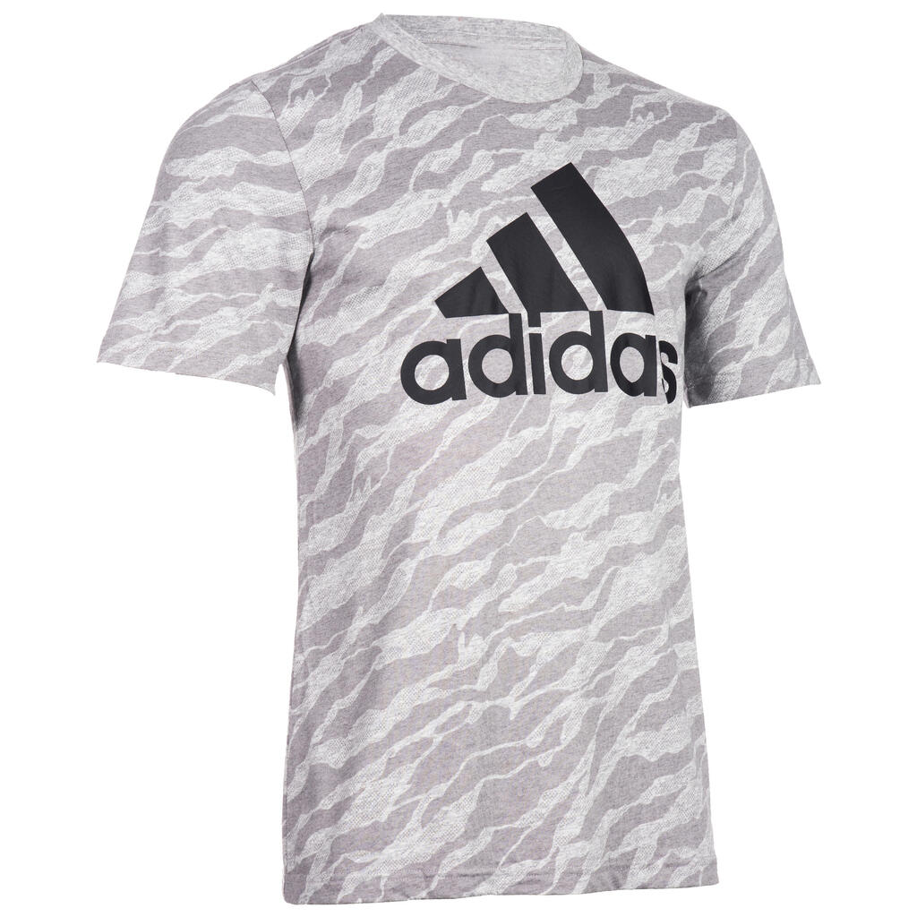 Μπλούζα άθλησης 500 Gym - Γκρι