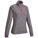 Women's Mountain Walking Fleece MH100 - Grey