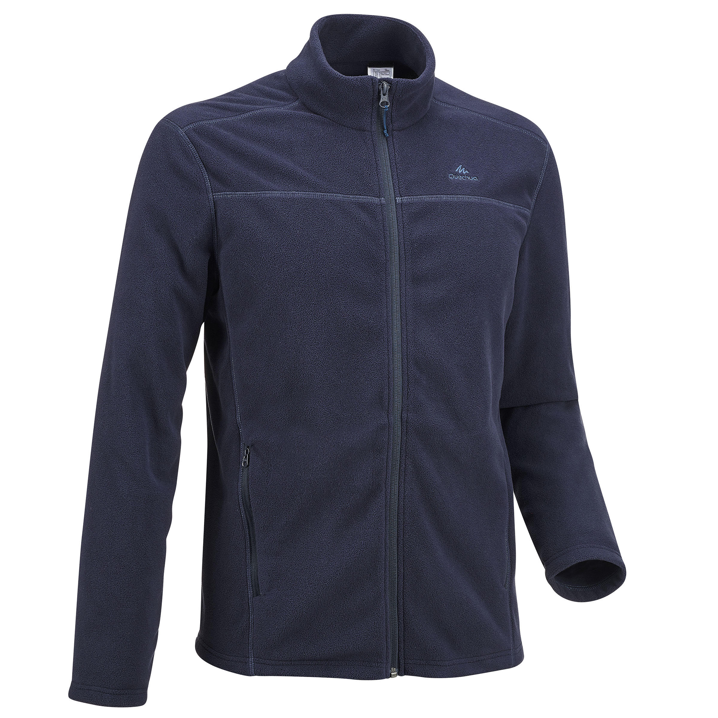 Quechua Fleece Herenvest Voor Bergwandelen Mh120 quechua kopen in de aanbieding