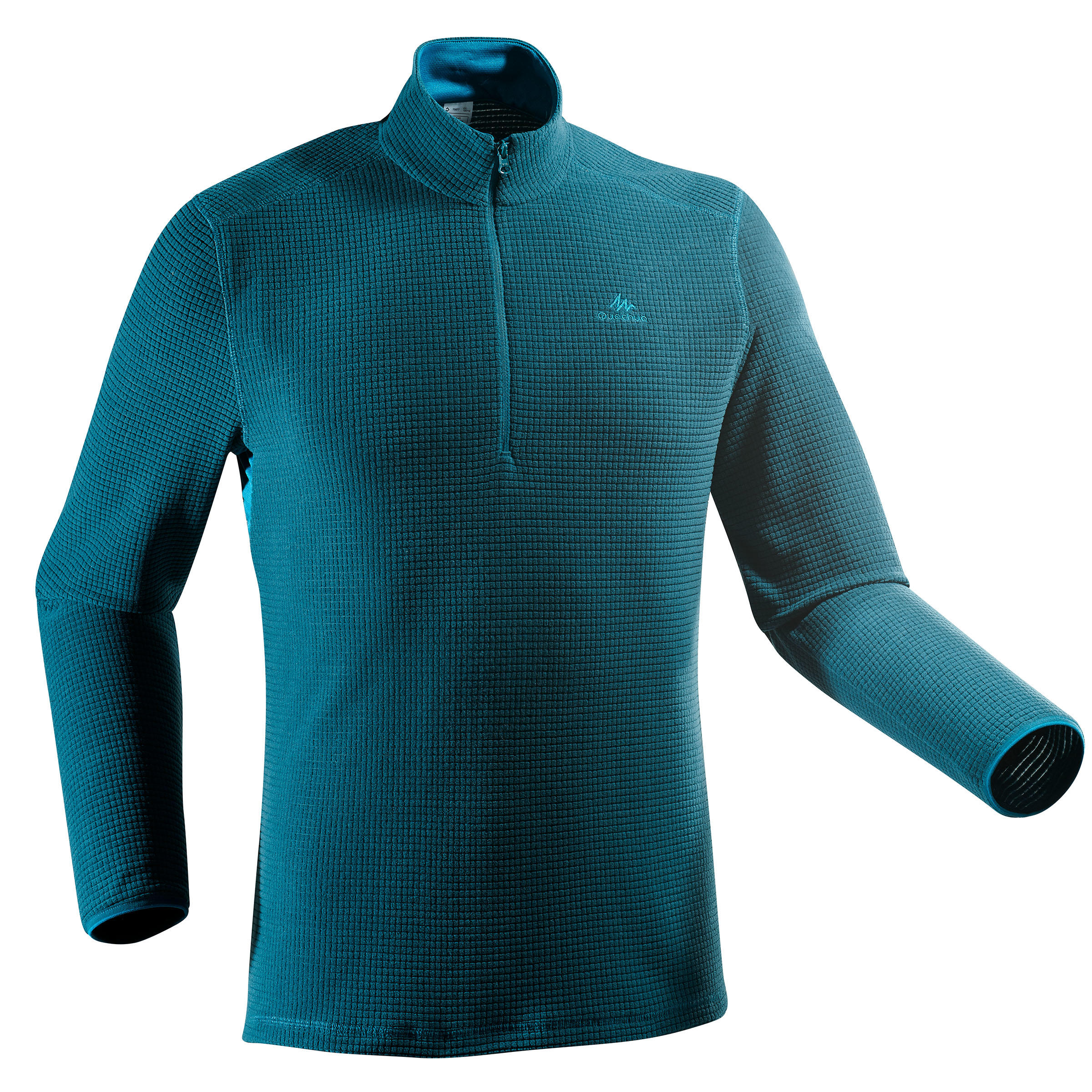 Forro polar de senderismo en montaña hombre MH500 Burdeos Quechua