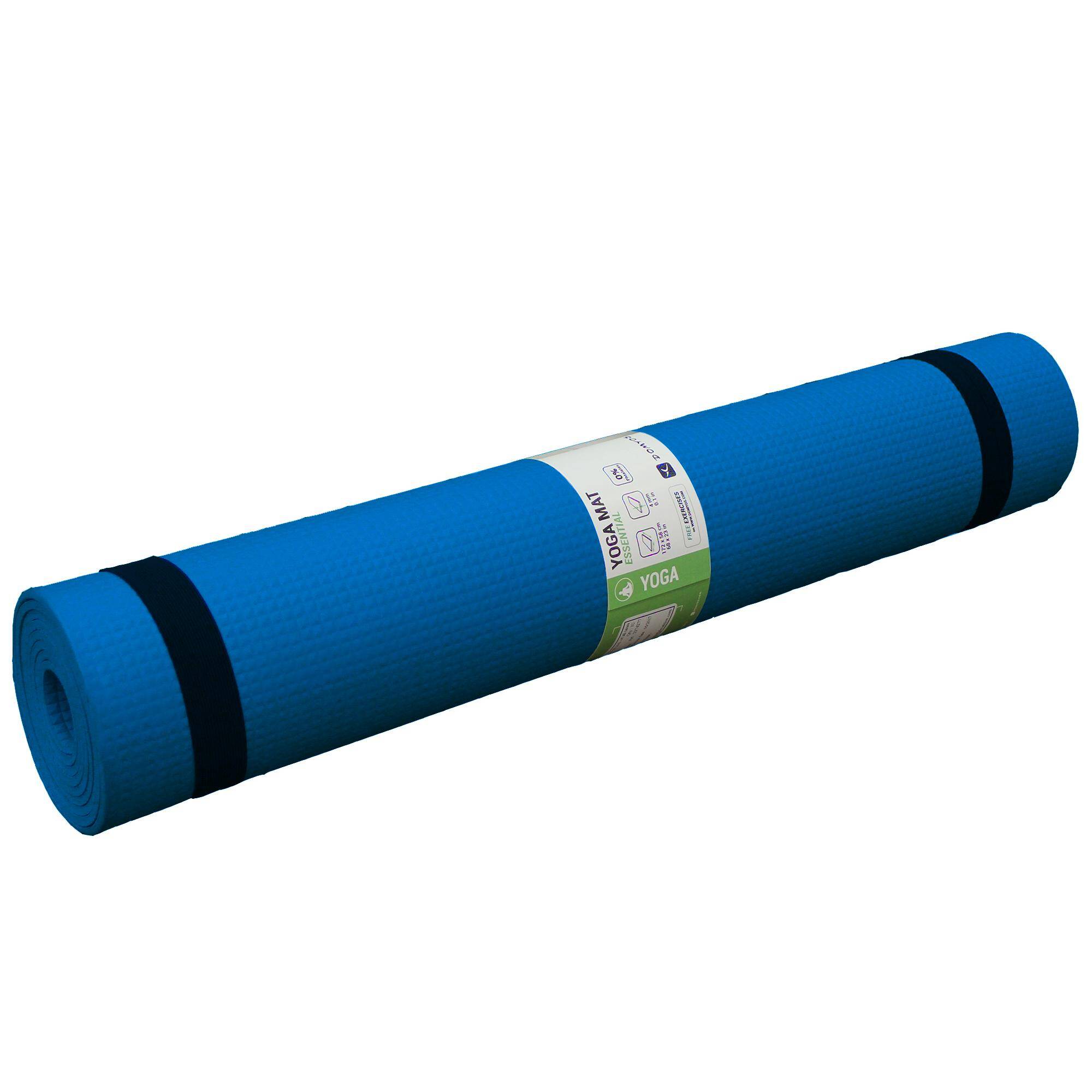Yoga Mat Basic 4mm - Blue -  1