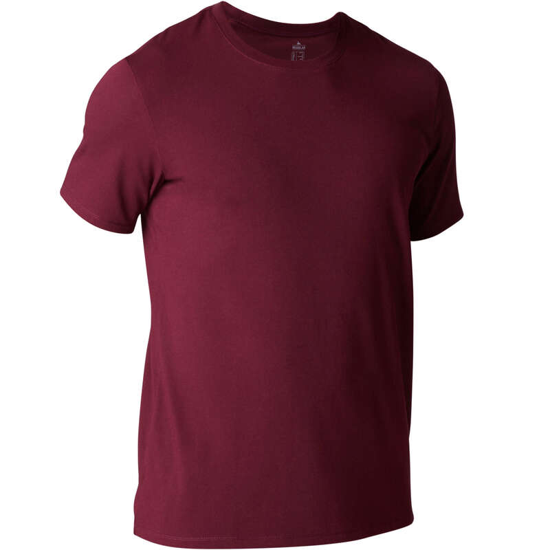 MAN GYM, PILATES APPAREL Clothing - 500 Regular-Fit Gym T-Shirt NYAMBA - Tops