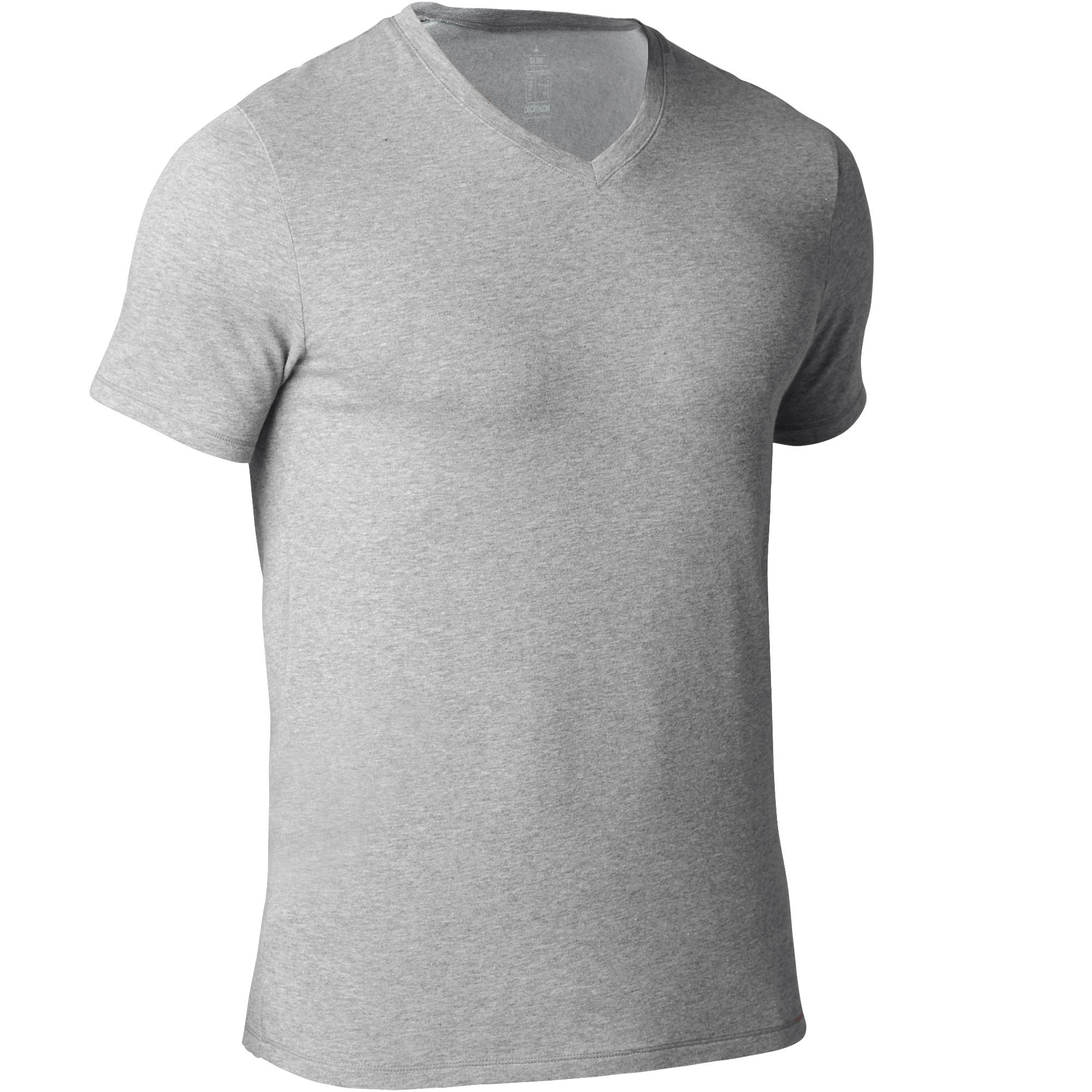 Gentle Gym T-Shirt - Light Grey - Decathlon