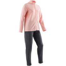 Warmy Zip 100 Esofman Takimi Cocuk Pembe Domyos By Decathlon
