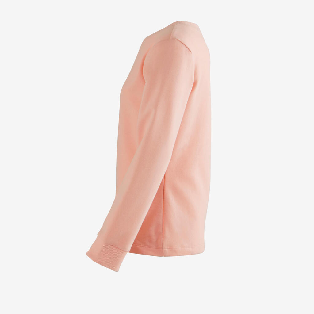 Girls' Warm Gym Sweatshirt - Pink
