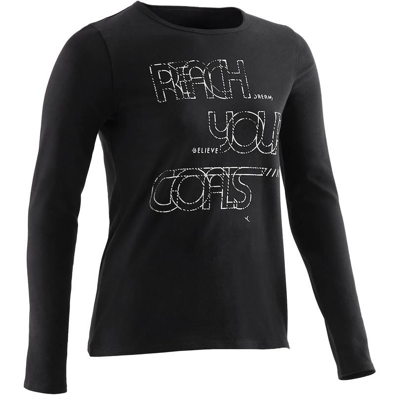 camiseta basica niña decathlon