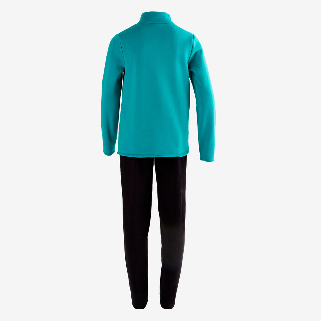 100 Warm'y Boys' Gym Tracksuit - Turquoise