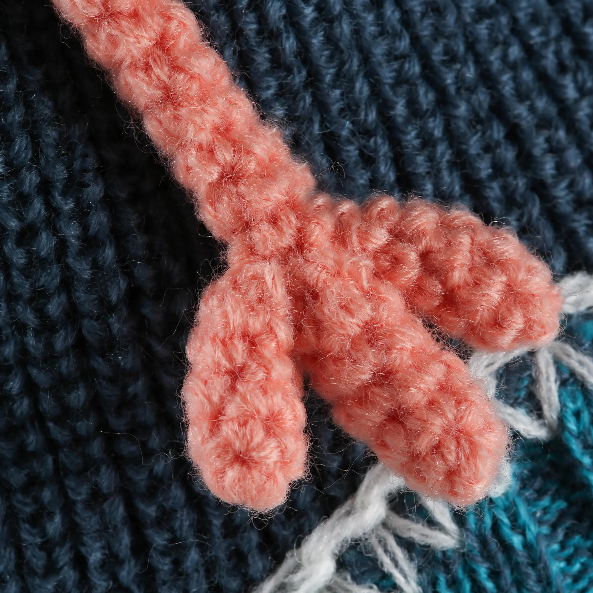 Wed'ze Monster Kid Children's Ski Hat - Blue 8/10