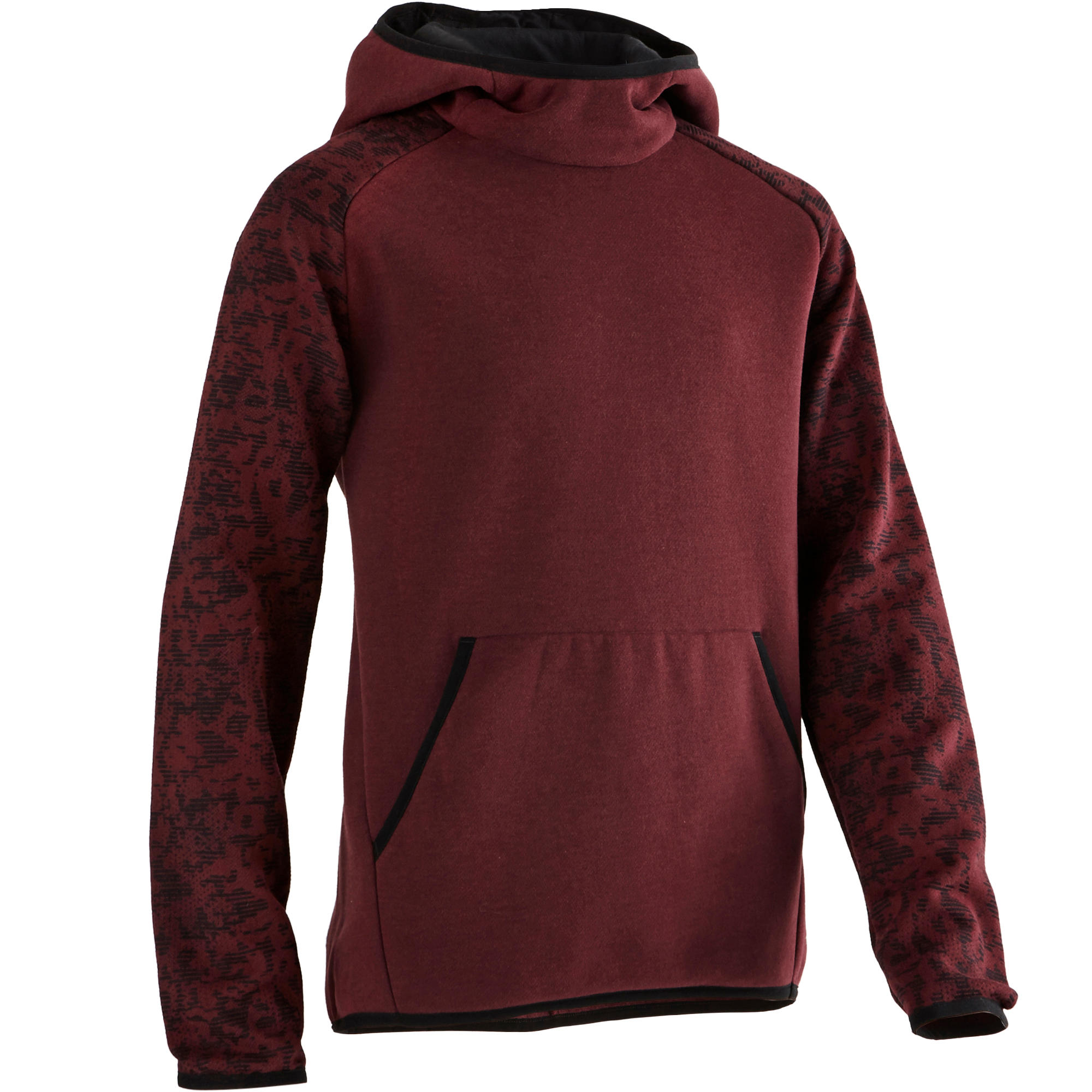 

500 Boys' Jersey Gym Sweatshirt - Burgundy, Red