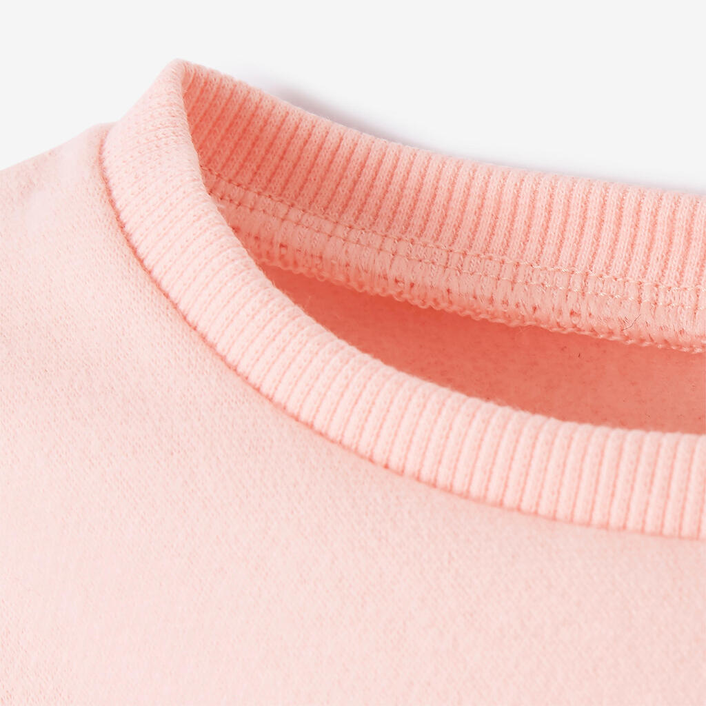 Sweatshirt 100 Babyturnen rosa