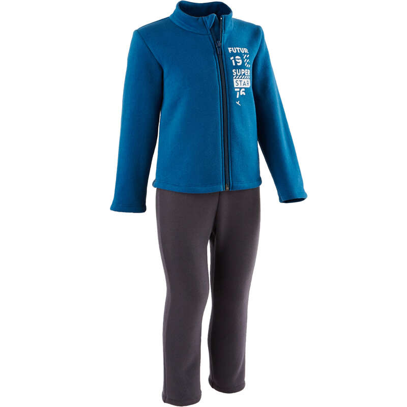 BABY GYM APPAREL - Warmy Zip 100 Tracksuit - Blue