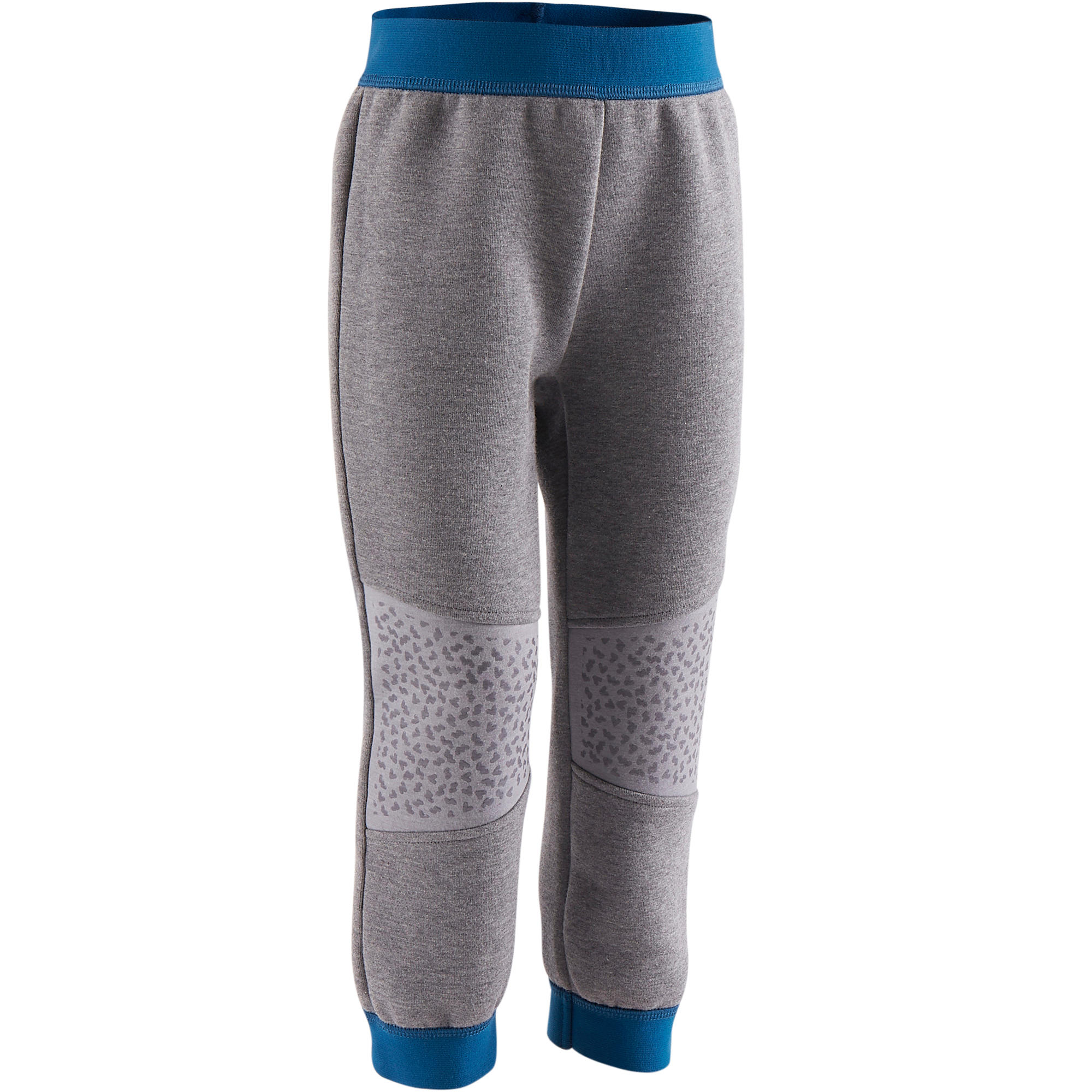 

500 Baby Gym Bottoms - Dark Grey/Blue -  By DOMYOS | Decathlon, Blue/grey