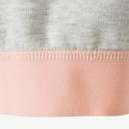 500 Baby Gym Bottoms - Grey/Pink