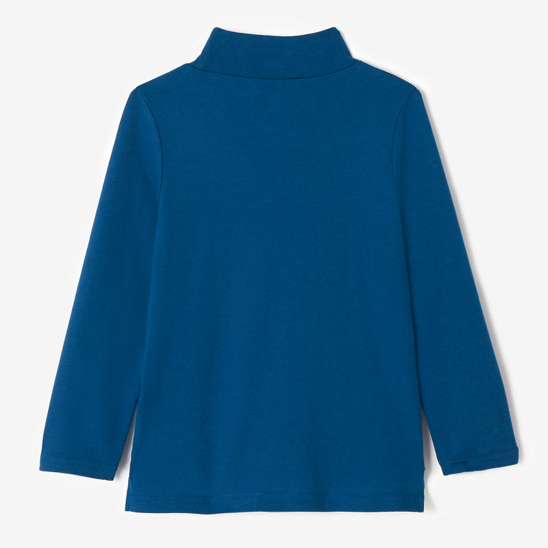 camiseta azul decathlon